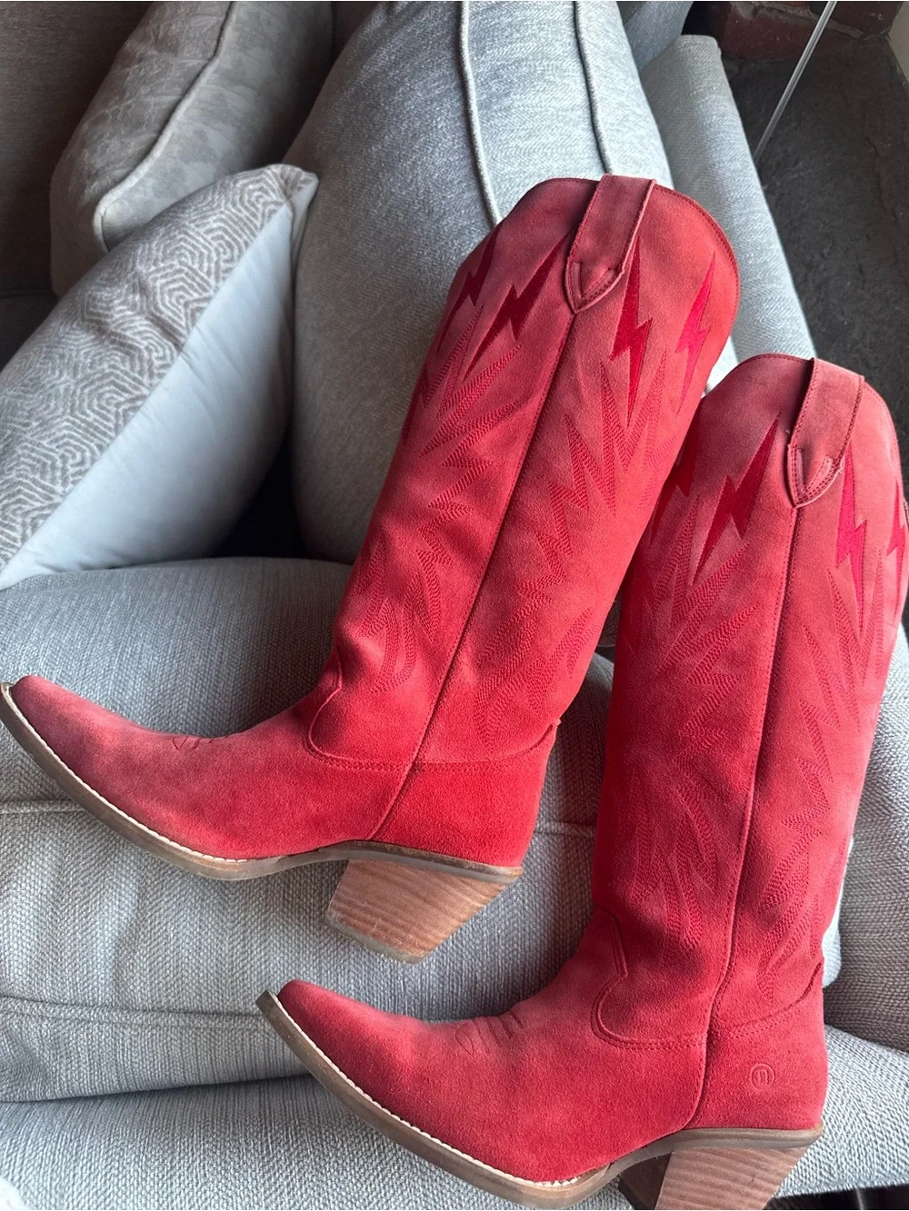 Dingo Red Thunder Road Cowboy Boots